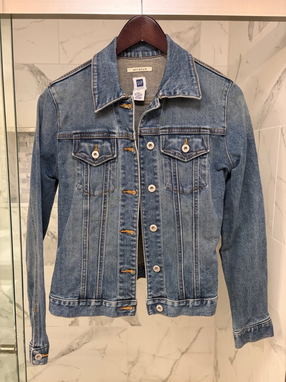 GAP Medium Blue Denim Trucker Jacket